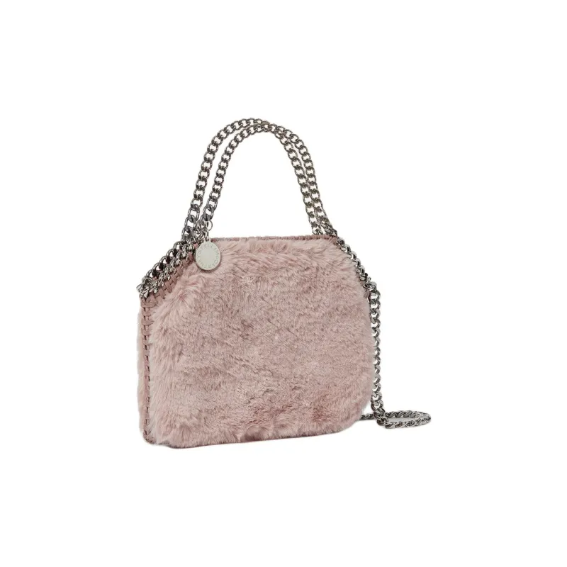 Stella McCartney Polyester One Shoulder Handbags Mini Unisex Gray Pink-1