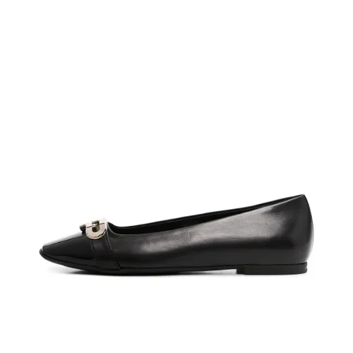 Furla Logo-plaque Flat Ballerina Shoes