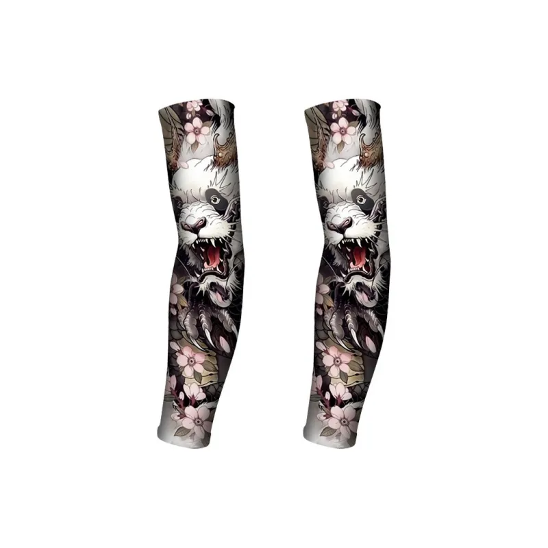 GXT Other Riding Equipment Cycling Arm Warmers Outdoor Unisex Shredded Milk/ice-9