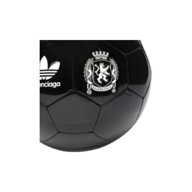 Adidas None Valencia Soccer Black Rubber Machine Stitched Soccer Ball Unisex-2