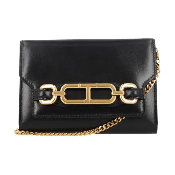 TOM FORD Calfskin Crossbody Bag, Shoulder Bag Mini Women's Black