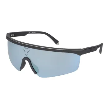 Police Acetate Irregular Shape Sunglasses Men's Black