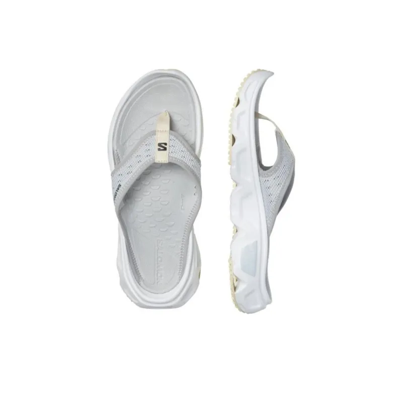 SALOMON Reelax Break 6.0 Composite Sole Slip Resistant Flip Flops Women's Gray-2