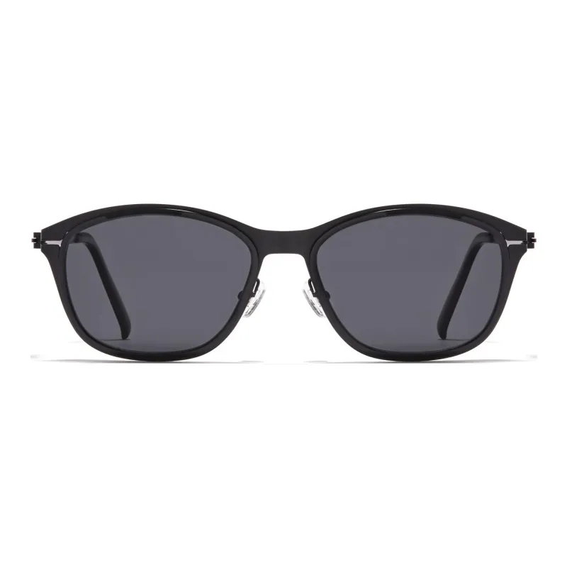 CARIN Plate Frame Stainless Steel Irregular Shape Sunglasses Unisex-0