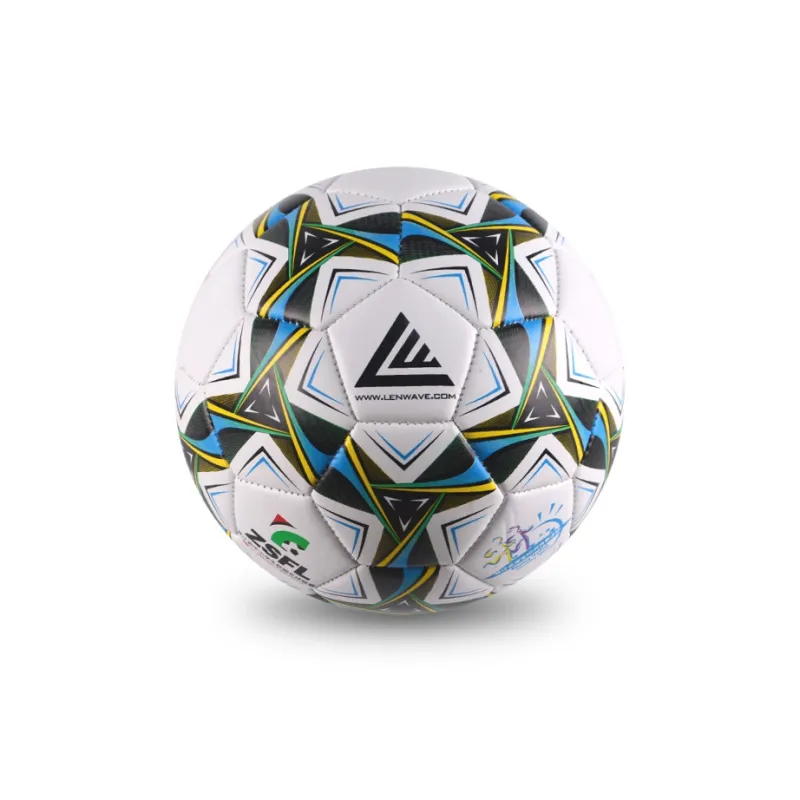 LENWAVE Size 3 Soccer PVC Machine Stitched Soccer Ball Unisex Red White-2
