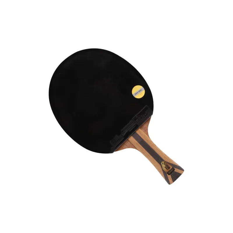 DHS Ping Pong Paddles Unisex Teak, Carbon Fiber Red/Black-8