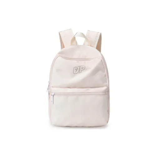 TURN UP Polyester Students Backpack Regular Women's Ecru