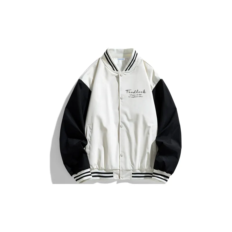 FONDLOOK Baseball Jacket Unisex-5