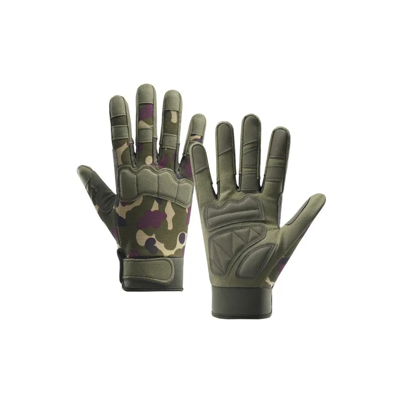 HNJ Riding Equipment Cycling Glove Men's Microfiber Leather-5
