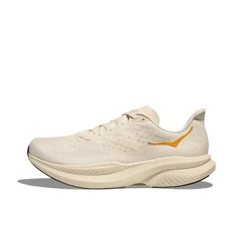 HOKA ONE ONE MACH 6 Anti Slip Wear Resistant Low Top Running Shoes Men's Beige