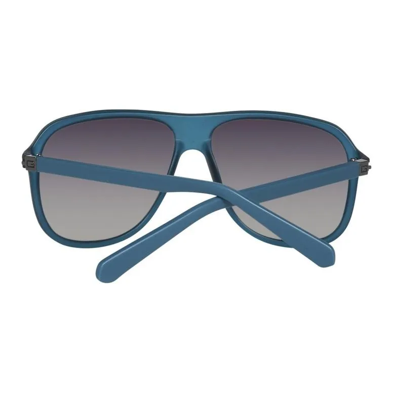 GUESS Acetate Aviator Sunglasses Men's Blue-2