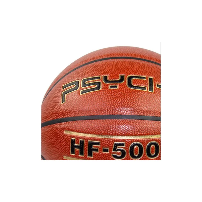PSYCHE Size 7 Standard Ball Indoor, Outdoor, All Basketball Microfiber Composite Brown Red-3