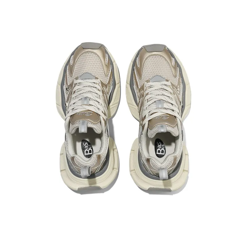 BASLS Bashe Series Lightweight And Breathable Low Top Chunky Sneakers Unisex-4