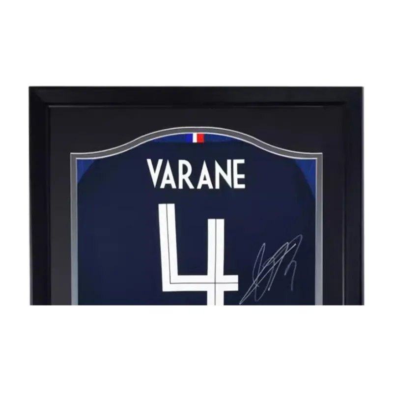Yi Shot Jersey 2018 World Cup France National Team Included SA Certificate Framed And Collectible-2