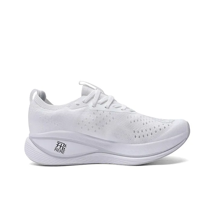 LPMX Cushioning Rebound Support Lightweight Breathable Low Top Training Running Shoes Men's White Light Gray-1