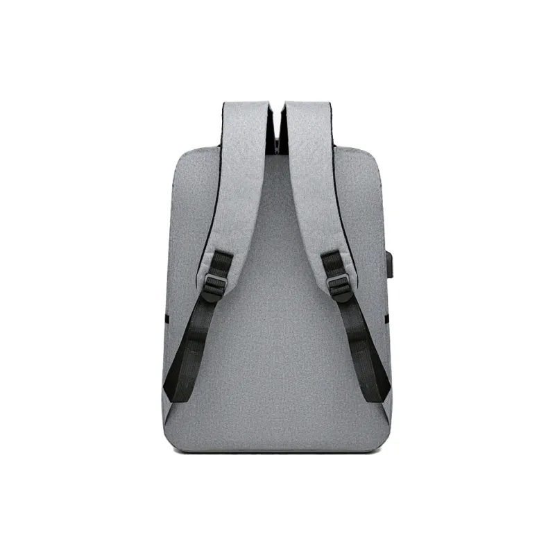 ROSEROOEN Nylon Backpack Men's Gray/Black/Blue-3
