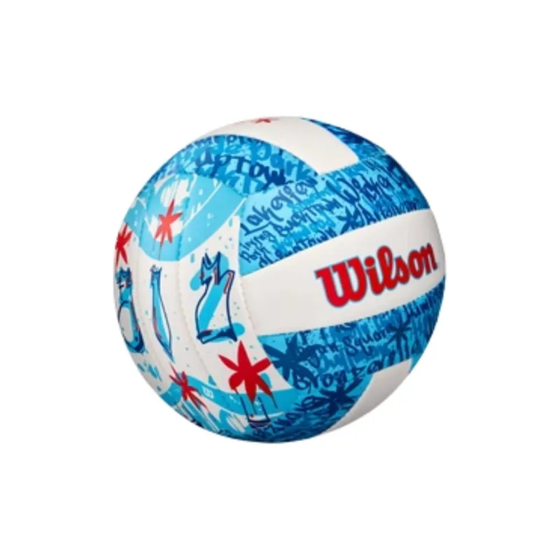 Wilson Synthetic Leather Size 3 Volleyball Unisex Blue/White/Red-3