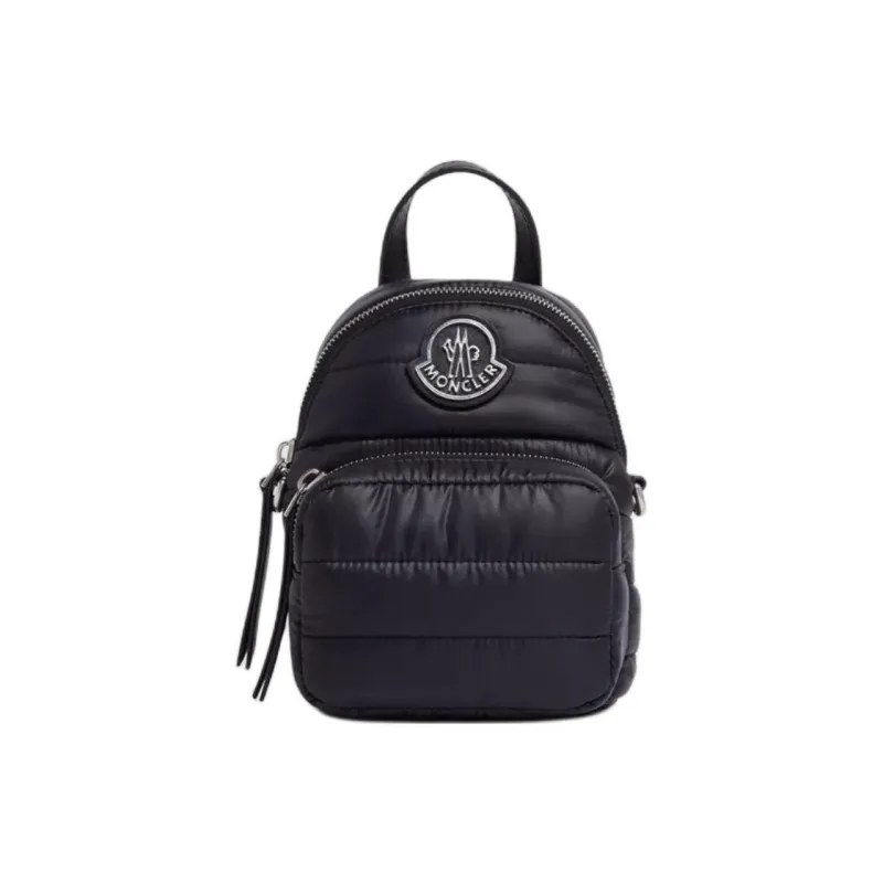 Moncler Kilia Nylon Shoulder Bag, Crossbody Bag Small Size Women's Black-0