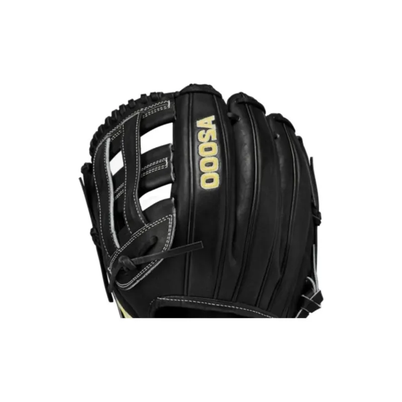 Wilson Baseball Gloves Pitching Glove Top Grain Cow Leather 11.5 Inches Unisex Black-1