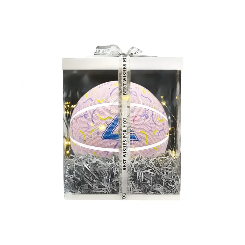 PEAK Rubber Basketball Pink Size 7 Training Competition Unisex-4