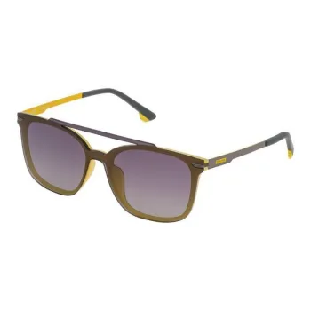 Police Metal Aviator Sunglasses Unisex Yellow