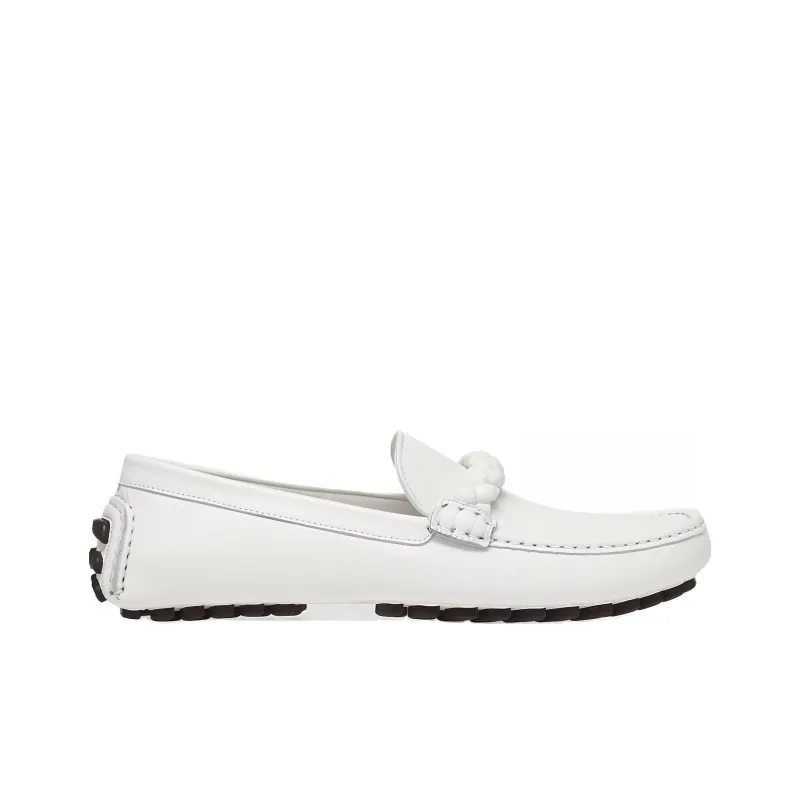 GIANVITO ROSSI Monza Loafers Men's White-1