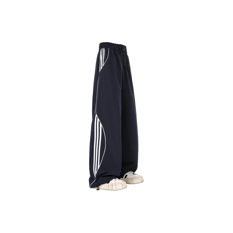 DEAR BETSY Casual Pants Unisex Navy Blue-1
