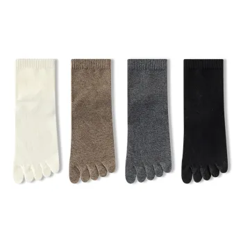 JIAZINI Mid Calf Socks Women's 4 Pack