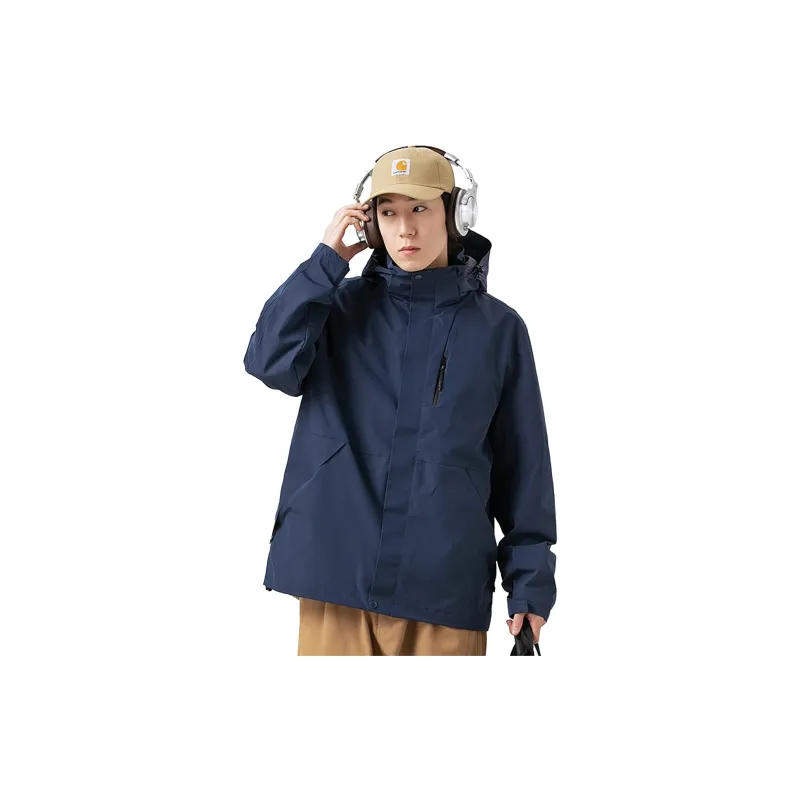 FONDLOOK Jackets Coats Unisex Phantom Black-8