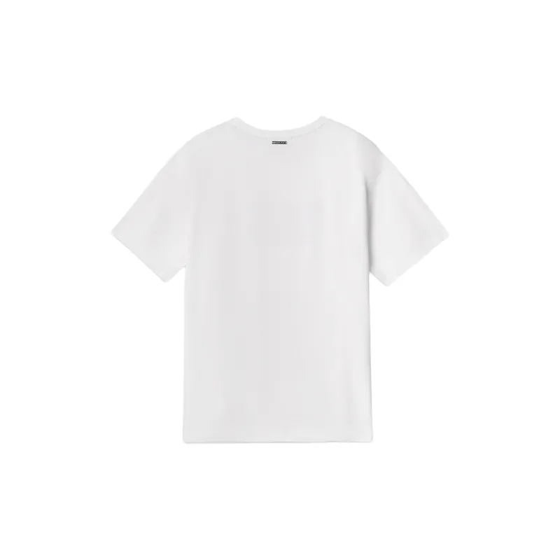 MICHAEL KORS Crocodile Embossed Empire Monogram Stretch Cotton T Shirt-1