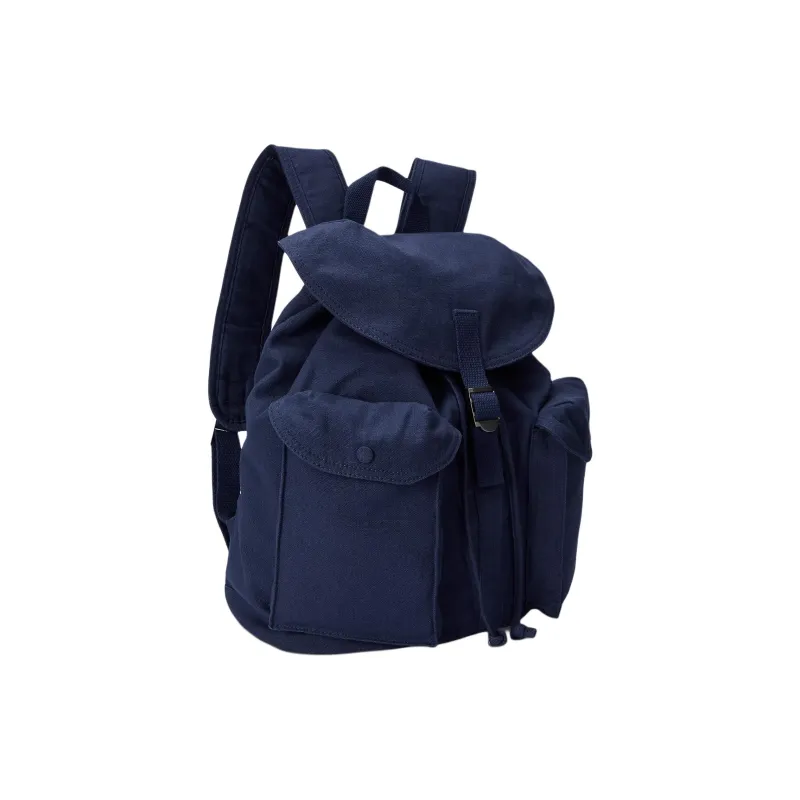 Polo Ralph Lauren Cotton Backpack Unisex Marine Blue-1
