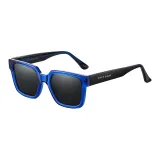 Black Blue Frame with Gray Lens