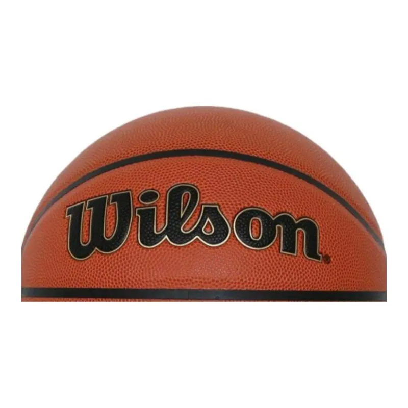 Wilson PU Basketball Red Brown Size 7 Match Unisex-3