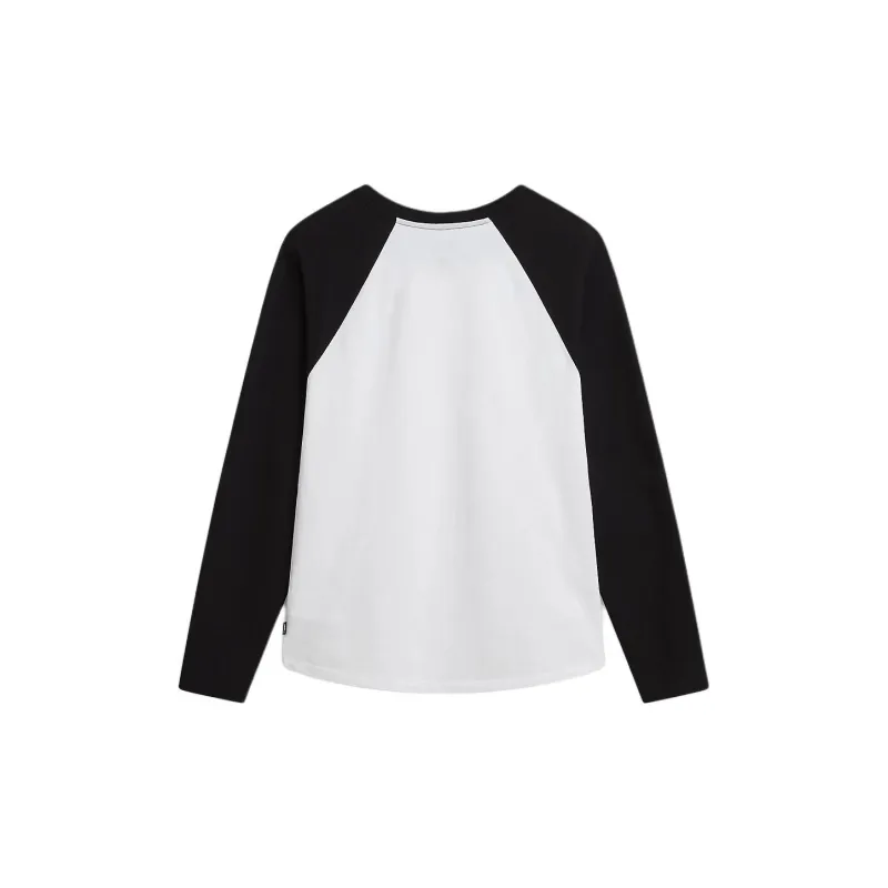 Vans Flying V Raglan Sleeve T Shirt Women's Black-1
