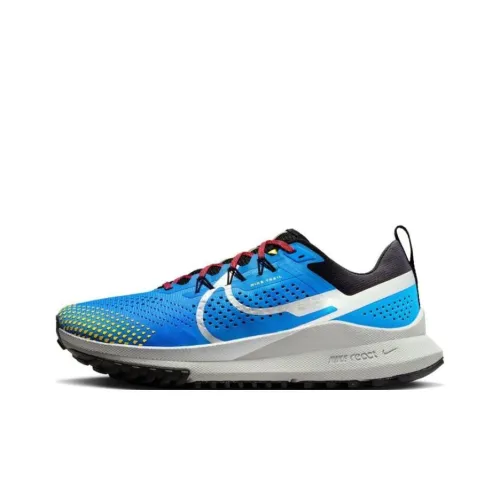 Nike React Pegasus Trail 4 Light Photo Blue Yellow