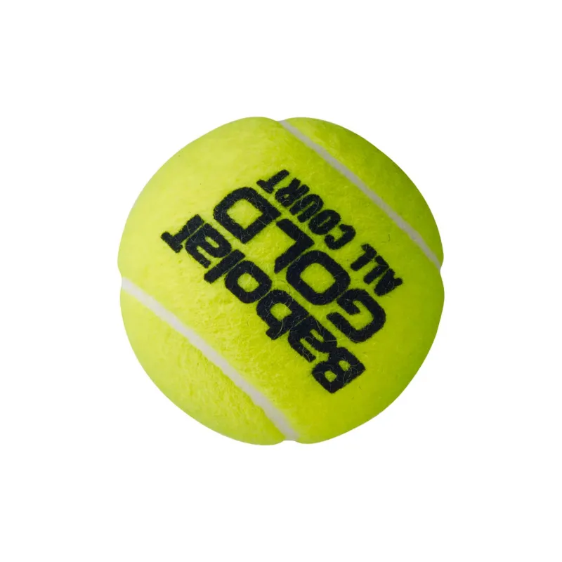 Babolat Gold All Court X3 Tennis Balls Felt Training Ball Indoor And Outdoor Yellow-4