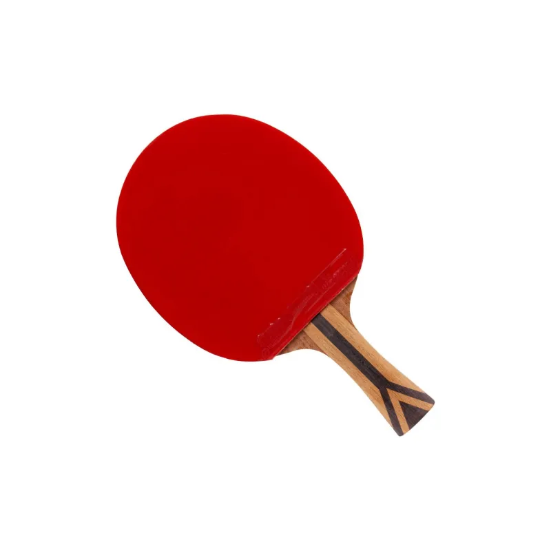 DHS Ping Pong Paddles Unisex Teak, Carbon Fiber Red/Black-19