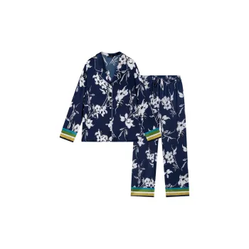 Shuya Pajama Set Women's Dark Royal Blue