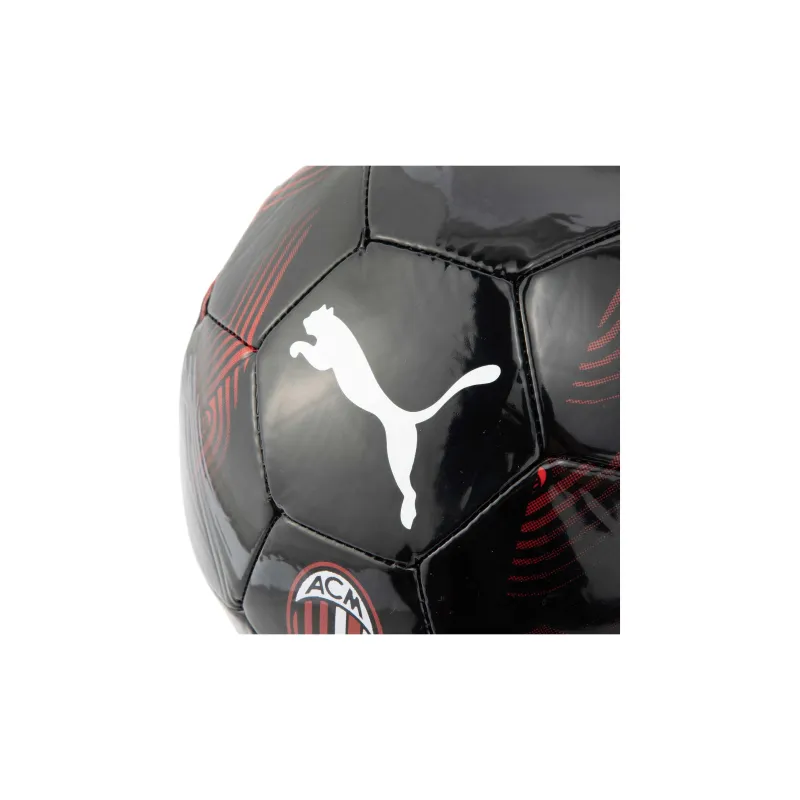 PUMA Size 5 Ball Soccer PU Machine Stitched Soccer Ball Unisex Black Red-4