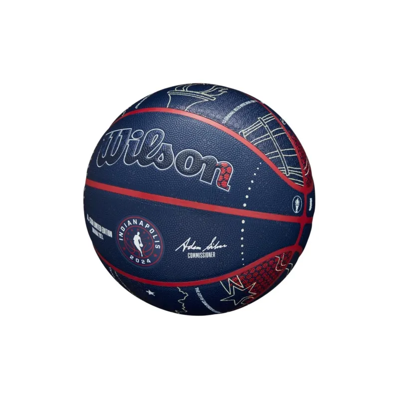 Wilson Size 7 Indoor Outdoor Universal Basketball Synthetic Leather Dark Blue-3