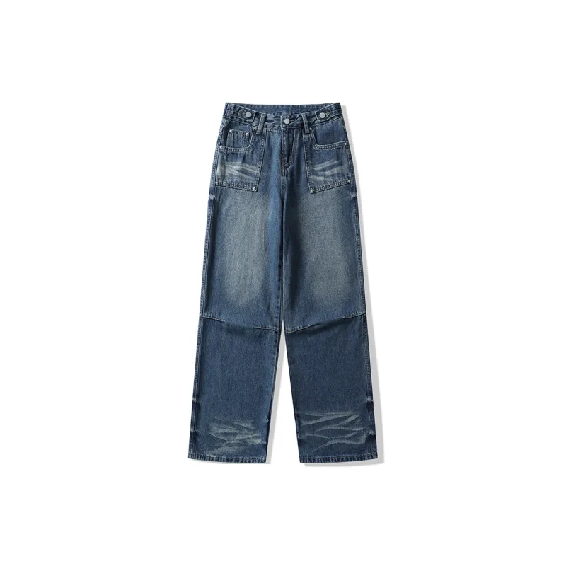 Wen Shan Jeans Women's Wavy Blue-6