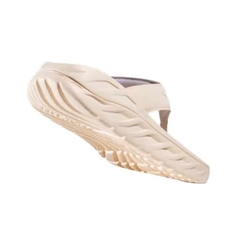 HOKA ONE ONE Ora Recovery Flip Vanilla Lunar Rock Women's-3