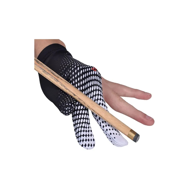 BOODUN Billiards Three Finger Gloves High Elasticity Lycra 1 Pack Both Hands-17