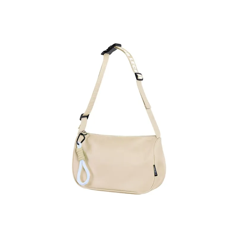 LECAGE Polyester Shoulder Bag, Crossbody Bag, Sling Bag Regular Unisex White Black/Fruit Green/Black Green/Pink/Khaki-12