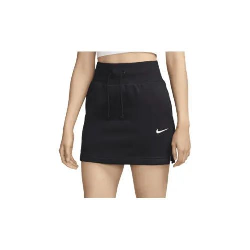 Nike Sportswear Phoenix Fleece Casual Short Skirts Women's Black