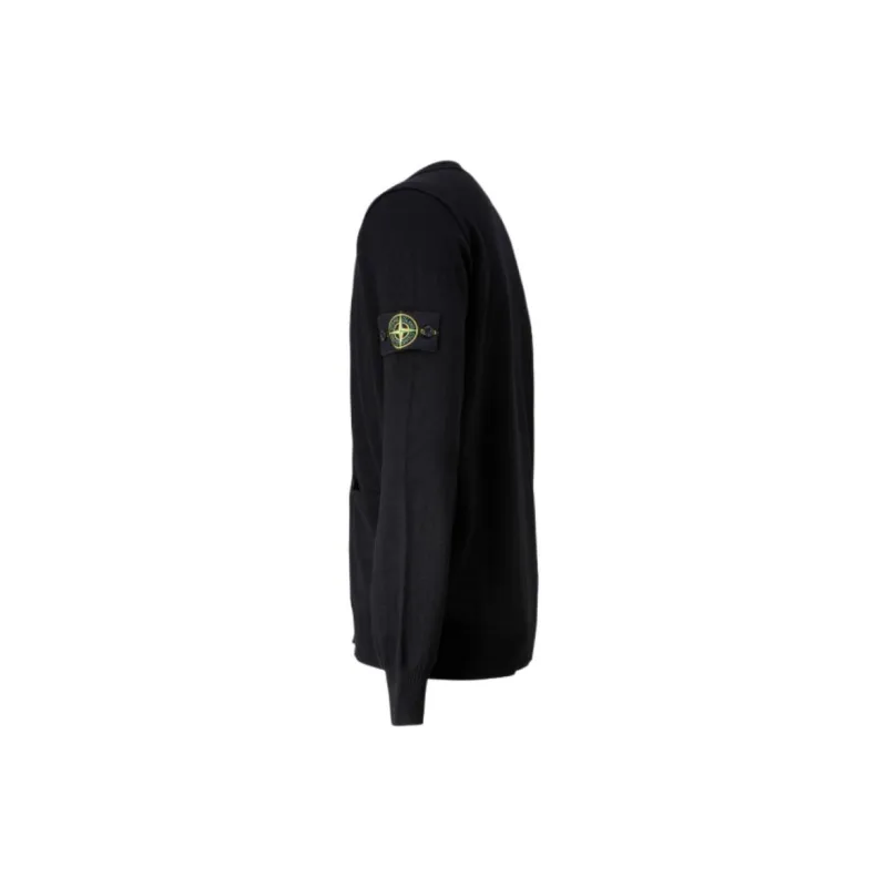 STONE ISLAND Compass badge Wool Cardigan-2