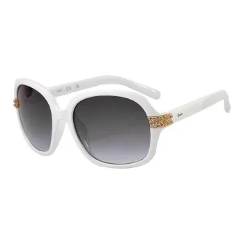 GUESS Resin Square Sunglasses Women's White