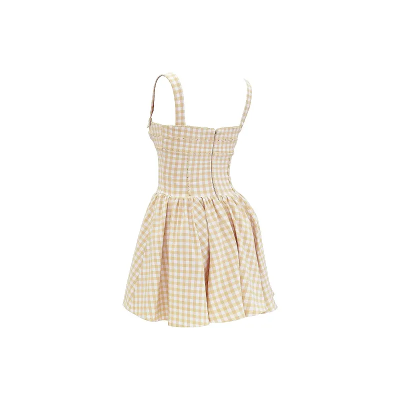 HOUSE OF CB Isadora Slip Dress Women's GINGERBREAD/Gingerbread-11