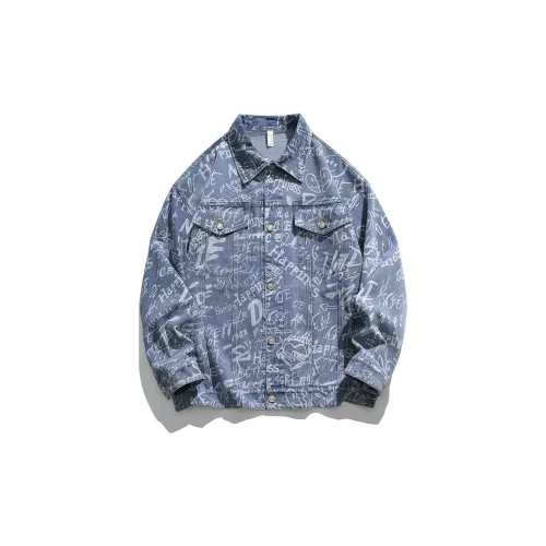 OWF Denim Jackets Unisex Teal Blue