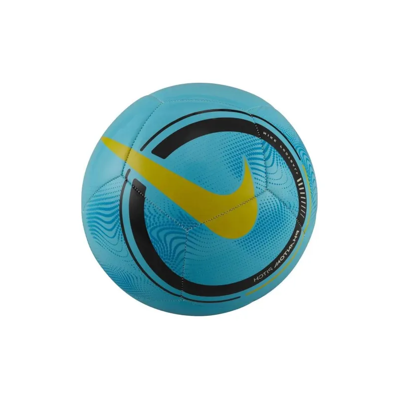 Nike Size 5 Ball Soccer PU Unisex Blue Yellow-4